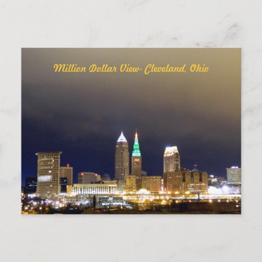 Millionen Dollar Ansicht(Cleveland) Postkarte (Vorderseite)