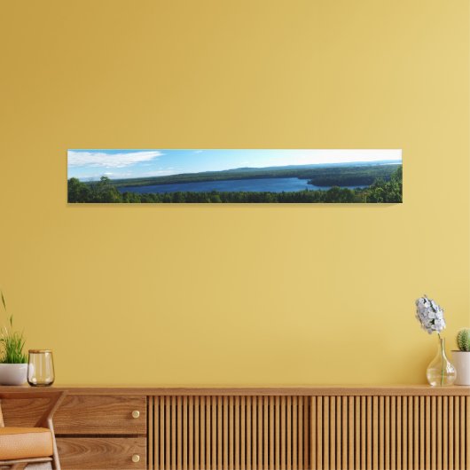 Millionen Dollar Ansicht Gestrichen Canvas Print Leinwanddruck (Insitu (Wohnzimmer))