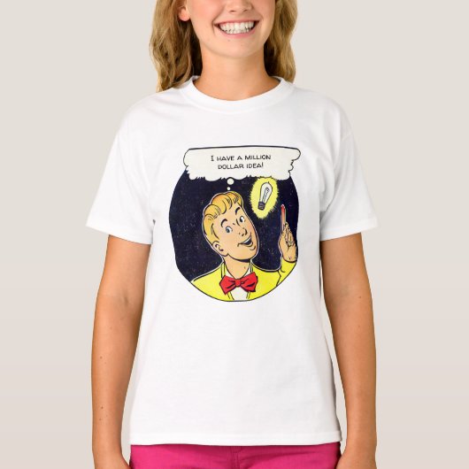 Millionen-Dollar-Idee für Ihr Retro-Comic T-Shirt (Vorderseite)