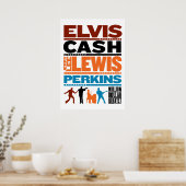 Millionen Dollar Quartett-Namen Poster (Küche)