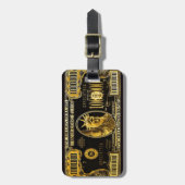 Millionen Dollar US-Dollar-Einziehung Gepäckanhänger (Vorderseite vertikal)