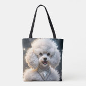 Millionen Dollar weißes Poodle, Tasche (Rückseite)
