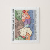 Millionen-Leute leben auf einer Puzzle (Vertikal)