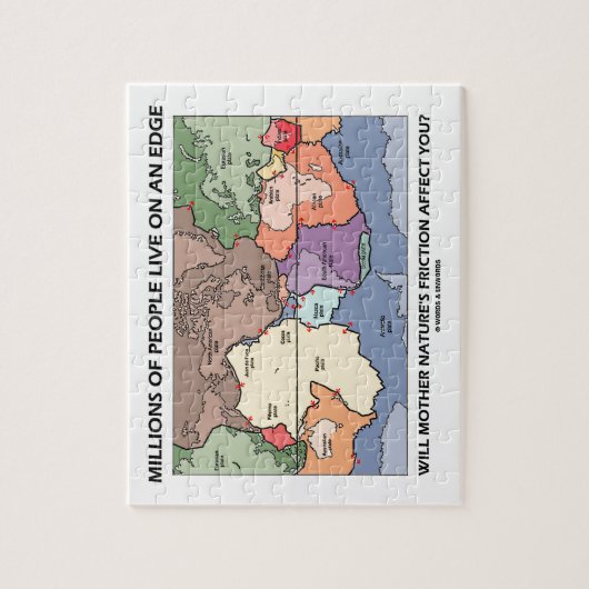 Millionen-Leute leben auf einer Puzzle (Vertikal)