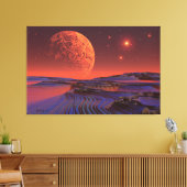 Millionen Lichtjahre entfernt Leinwanddruck (Insitu (Wohnzimmer))