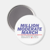 Millionen mittelschwerer März Blue Stack Magnet (Vorderseite/Rückseite)