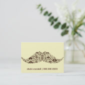 Millionen von Mustaches Visitenkarte (Stehend Vorderseite)