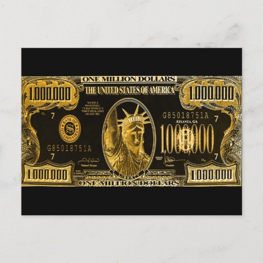 Millionen Wünsche für Sie Postkarte (Vorderseite)