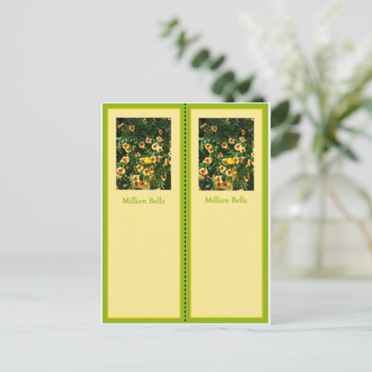 Millionen Zellen Hübsches Lesezeichen Postkarte (Stehend Vorderseite)