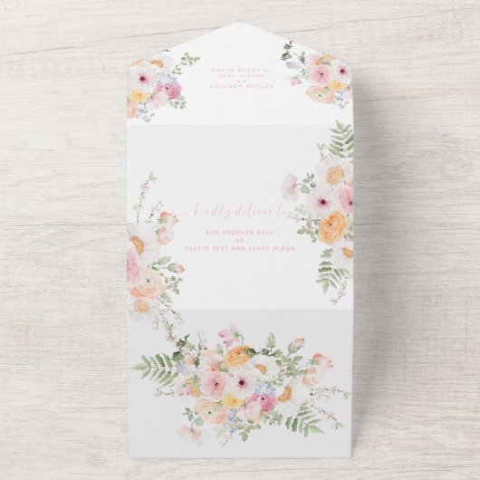 MillionenBaby-Dusche im Blut All In One Einladung (Außenbereich)