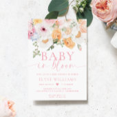Millionenblütenbaby in Bloom Baby Shower Einladung