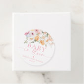 Millionenblütenbaby in Bloom Baby Shower Geschenkanhänger (Beispiel)