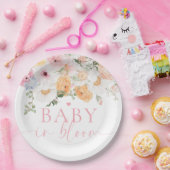 Millionenblütenbaby in Bloom Baby Shower Pappteller (Party)