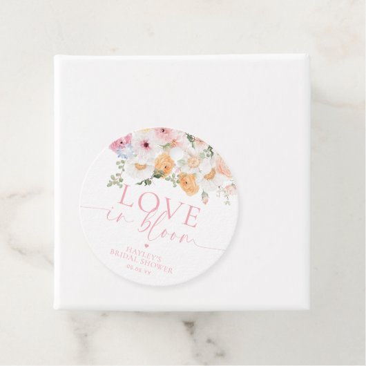 Millionenflorale Liebe im Blut-Brautparty Geschenkanhänger (Beispiel)