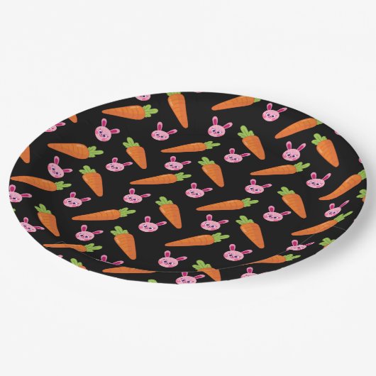 Millionhare Pappteller (Schrägansicht)