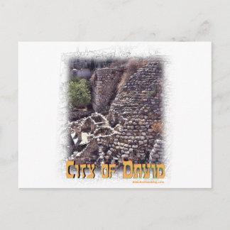 Millo in David, Jerusalem Postkarte