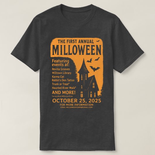 Milloween 2025 T-Shirt (Design vorne)