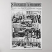 Mills der Firma Willimantic Leinen Poster (Vorne)