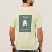 Mills Wiedersehen T - Shirt (Rückseite)