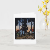 Millsmont Twilight Note Card Karte (Gelbe Blume)