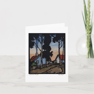 Millsmont Twilight Note Card Karte