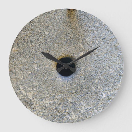 millstone mill stone flour wheat cereal bread grin große wanduhr (Vorderseite)
