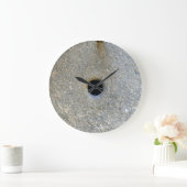 millstone mill stone flour wheat cereal bread grin große wanduhr (Zuhause)