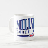 Millwall Südlondon Kaffeetasse (Vorderseite Links)