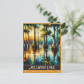 Millwood Lake, Arkansas | Vintage Malerei Postkarte (Stehend Vorderseite)