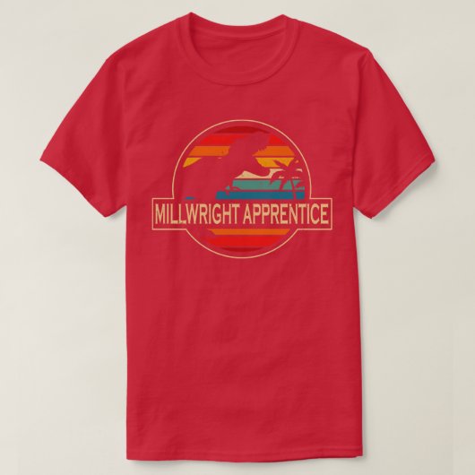 Millwright Apprentice Dinosaur T-Shirt (Design vorne)