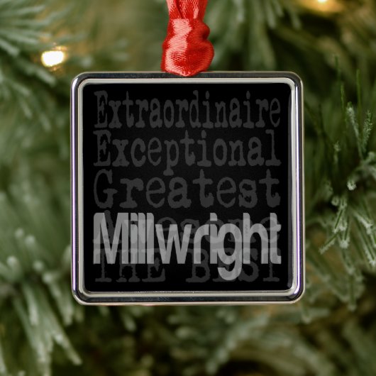 Millwright Extraordinaire Metal Ornament (Baum)