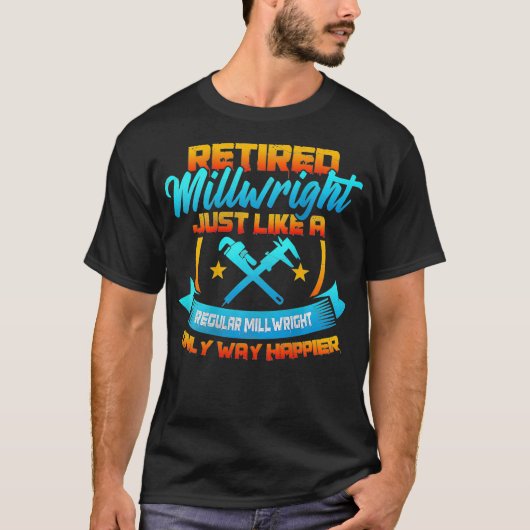Millwright Image On Back Of Clothing _13 T-Shirt (Vorderseite)
