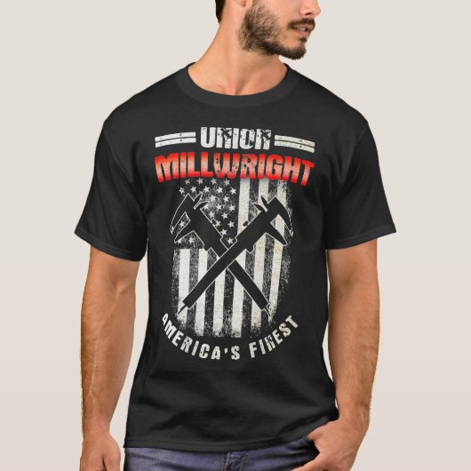 Millwright Image On Back Of Clothing _14 T-Shirt (Vorderseite)