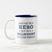 Millwright Spaß Novelty Zweifarbige Tasse (Links)