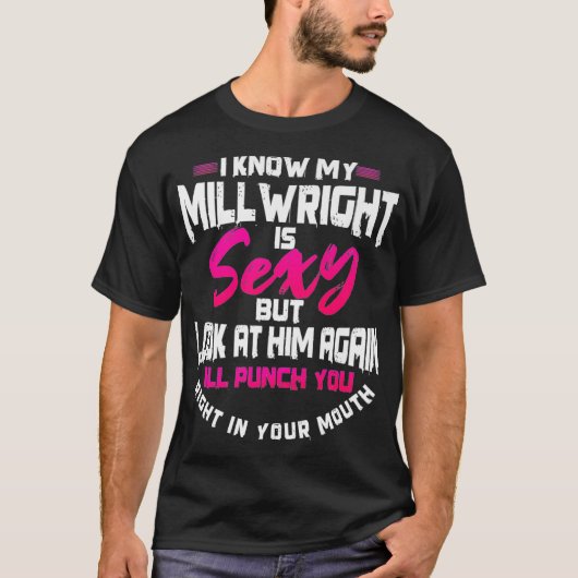 Millwright Wife Image On Back Of Clothing Premium  T-Shirt (Vorderseite)