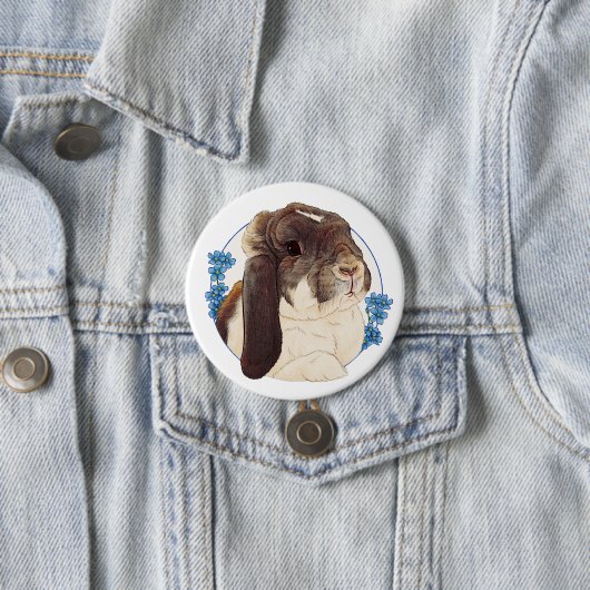 Milly Moo Bunny Button (Beispiel)