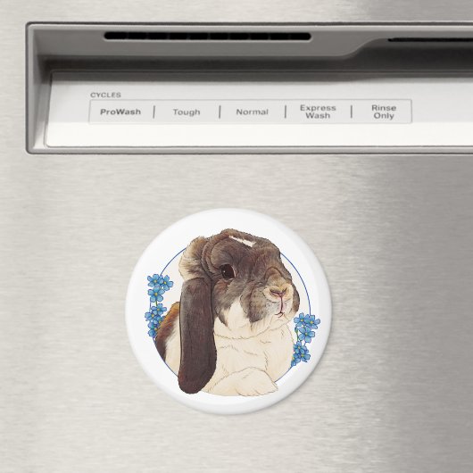 Milly Moo Bunny Magnet (In Situ (Geschirrspüler))