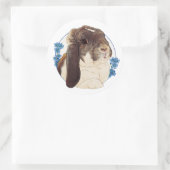 Milly Moo Bunny Runder Aufkleber (Tasche)