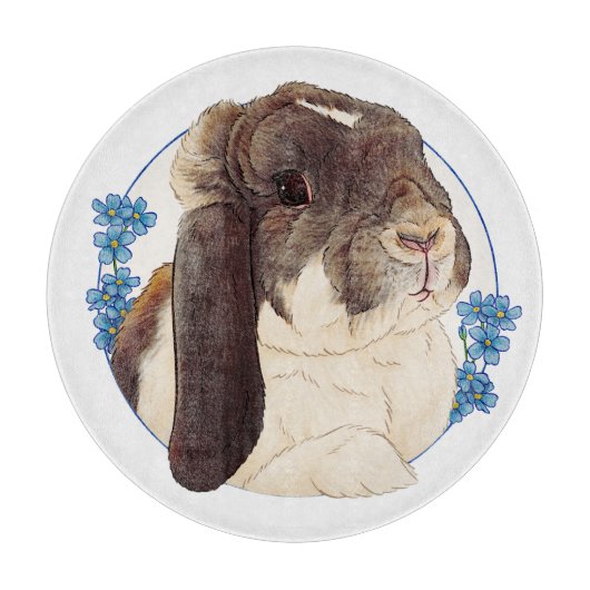 Milly Moo Bunny Schneidebrett (Vorderseite)