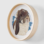 Milly Moo Bunny Wall Clock Uhr (Winkel)