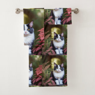 Milly The Ragdoll Cat, Badetuch-Set Badhandtuch Set