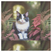 Milly The Ragdoll Cat, Fabric Stoff (Nahaufnahme)