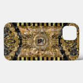 Millysteem Elegantes Monogramm Case-Mate iPhone Hülle (Rückseite (Horizontal))