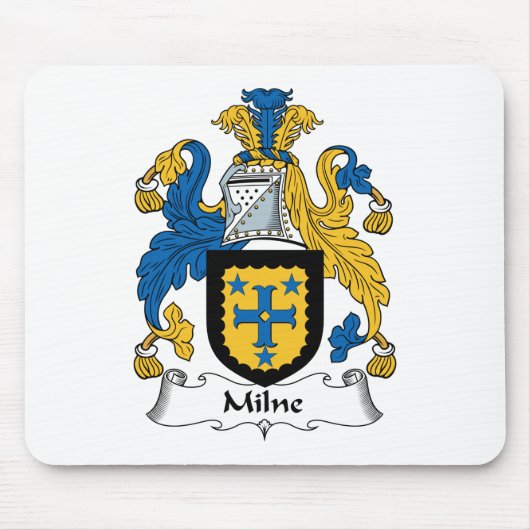 Milne Familienwappen Mousepad (Vorne)