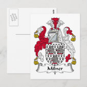 Milner Familienwappen Postkarte (Vorne/Hinten)