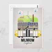 Milnrow Postkarte (Vorne/Hinten)