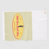 Milo Bass Rush Shop golf ball Golfhandtuch (Horizontal)