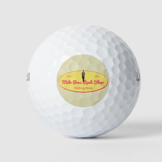 Milo Bass Rush Shop Golfball (Vorderseite)