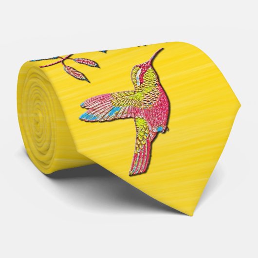 Milo Dale Bird Collection - Milo Hummingbird Krawatte (Gerollt)