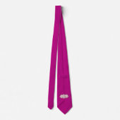 Milo Dale Lila Men's Necktie Krawatte (Rückseite)